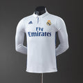 Real Madrid Principal Retrô Manga Longa Versão Jogador Camisa 16/17