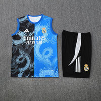 Conjunto Regata com do Real Madrid Colete Treino 25/26