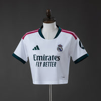 Real Madrid Crop Principal Feminino Camisa 26/27