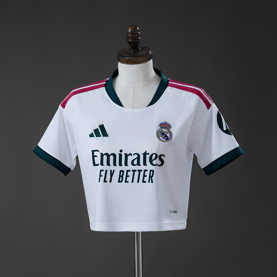 Real Madrid Crop Principal Feminino Camisa 26/27