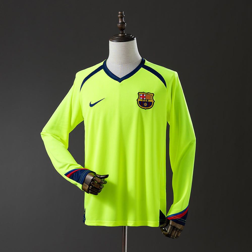 Barcelona Secundária Retrô Manga Longa 05/06