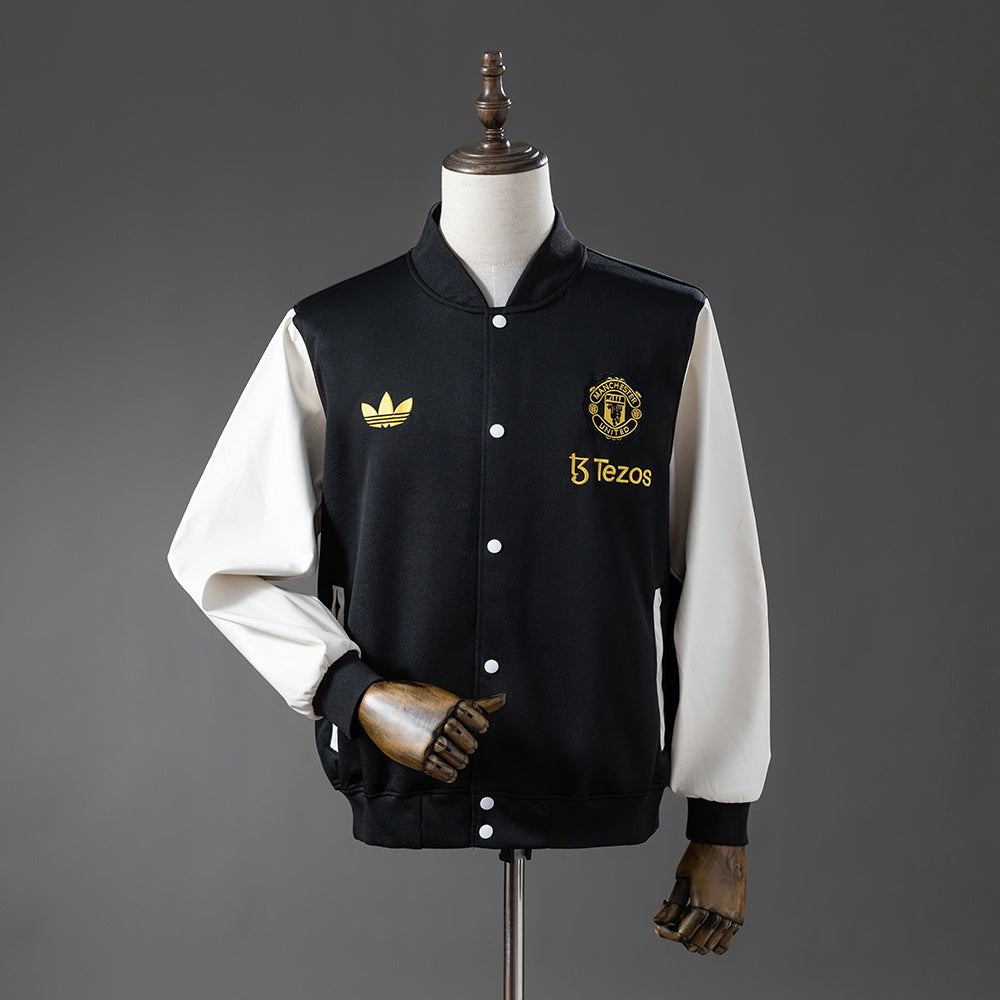 Manchester United - Branco & Preto Jaqueta
