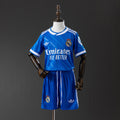 Real Madrid Secundária Terceira Infantil Kit Camisa 25/26