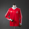 Nottingham Forest Principal Retrô Manga Longa Camisa 1980