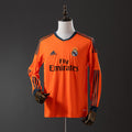 Real Madrid Secundária Segunda Retrô Manga Longa Camisa 13/14