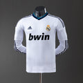 Real Madrid Principal Retrô Manga Longa Versão Jogador Camisa 12/13