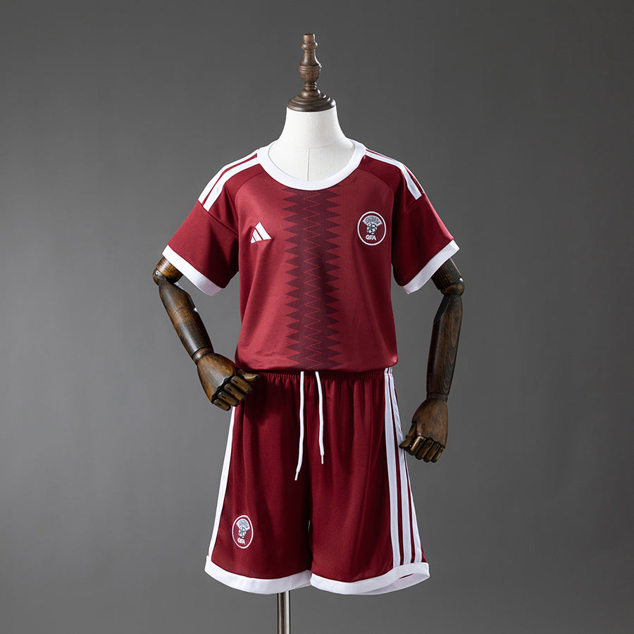 Qatar Principal Infantil Kit Camisa 2028
