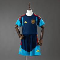 Espanha - Royal Azul Infantil Kit Treino Versão Jogador Camisa 2028