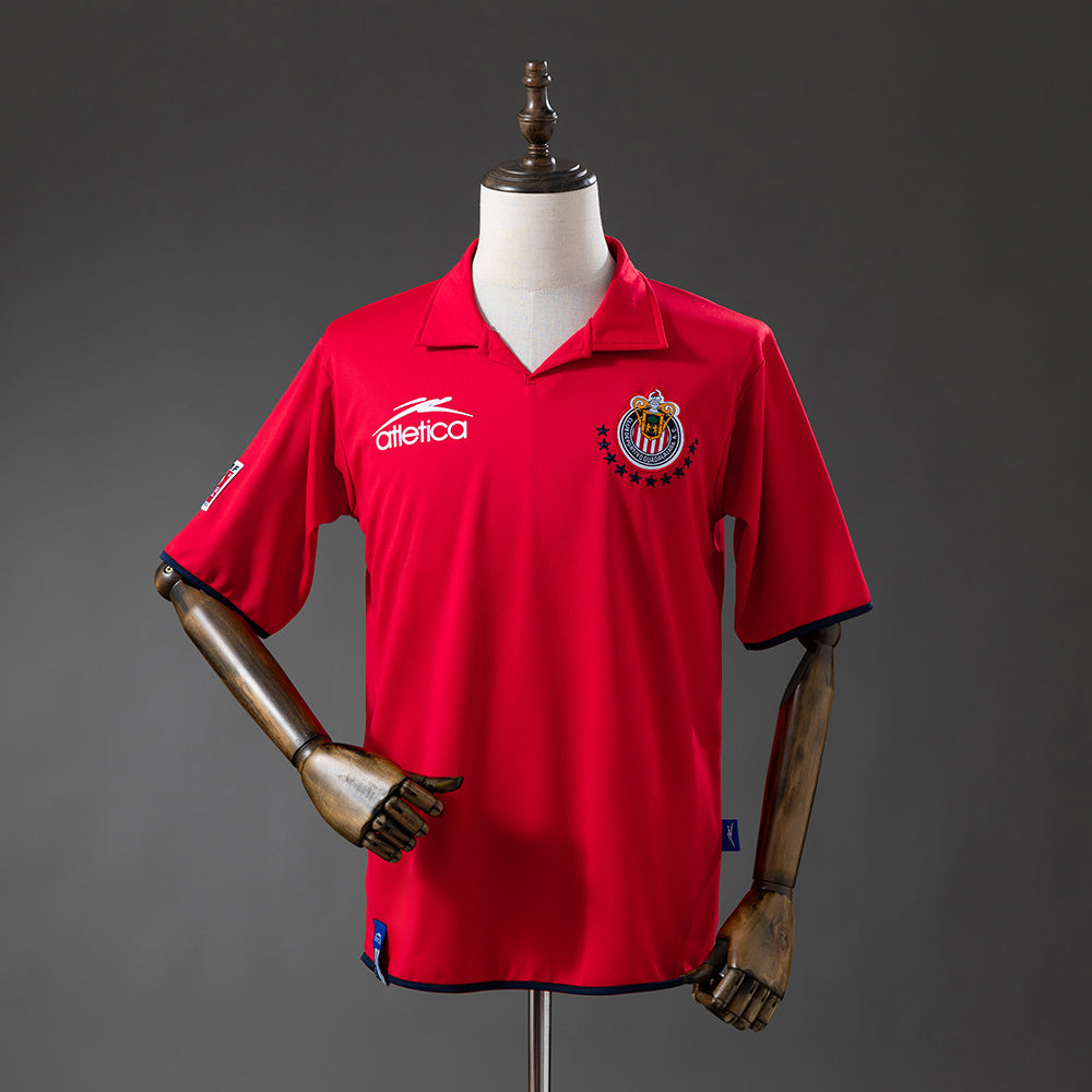 Chivas de Guadalajara Secundária Terceira Retrô Camisa 03/04