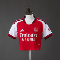 Arsenal Match Crop Principal Feminino Camisa 26/27