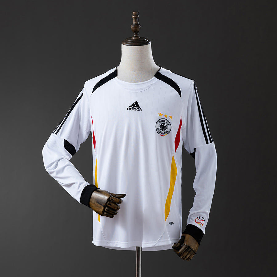 Alemanha Principal Retrô Manga Longa Camisa 2006