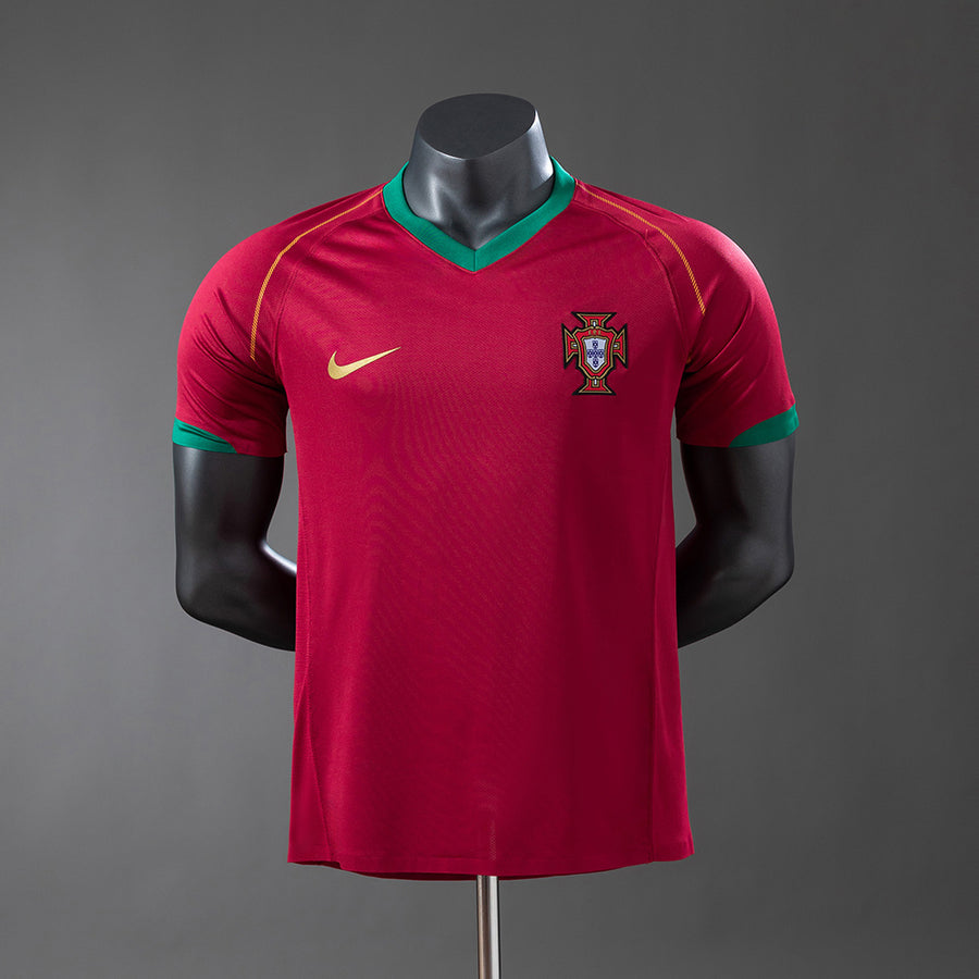 Portugal Principal Retrô Versão Jogador Camisa 2006