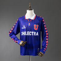 Universidad de Chile1996 Principal Retrô Manga Longa