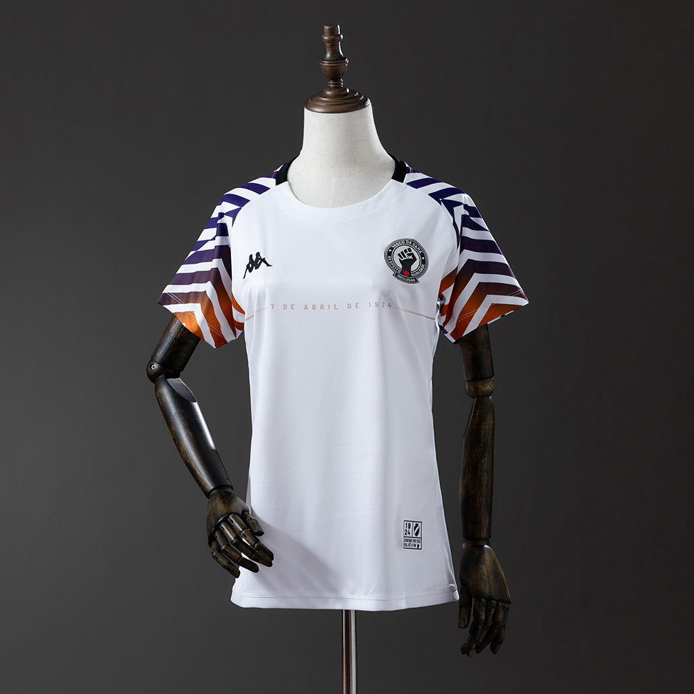 Vasco da Gama Warm Up Sportswear Branco Feminino Camisa 24/25