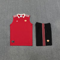Conjunto Regata Manchester United (tamanho;,,,, Retrô Treino 25/26