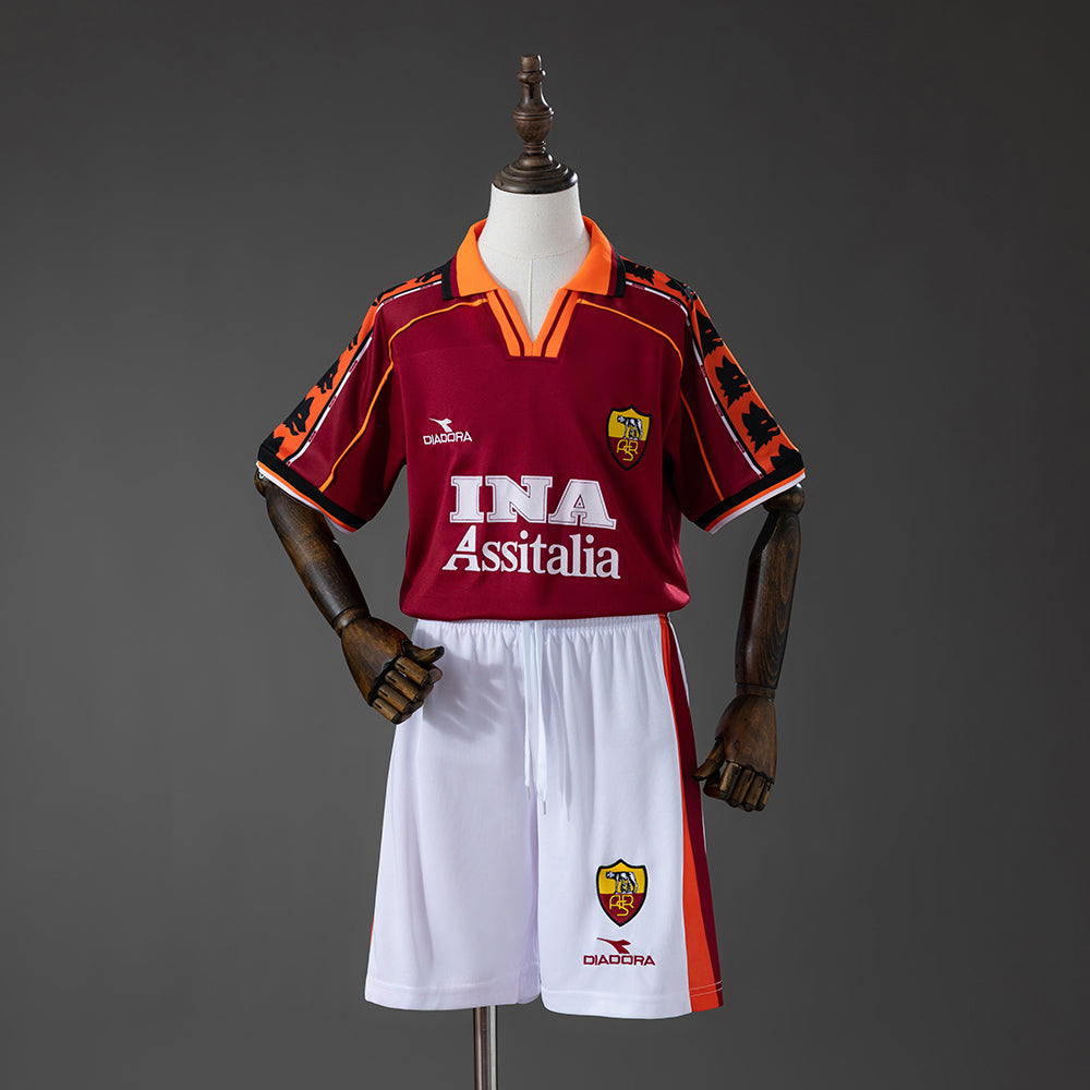 Roma Principal Infantil Kit Retrô Camisa 98/99