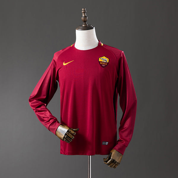 Roma Principal Retrô Manga Longa 17/18