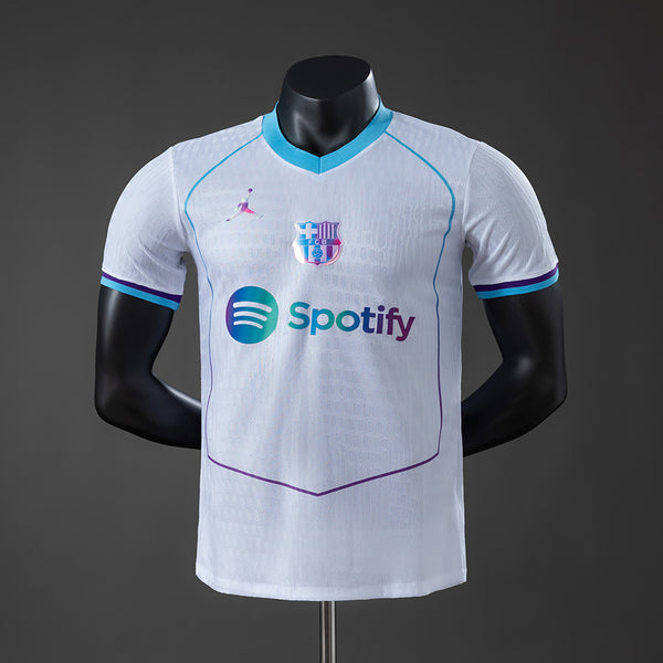 Barcelona - Branco Versão Jogador Edição Especial Camisa 26/27