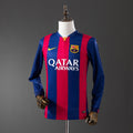 Barcelona Principal Retrô Manga Longa Camisa 14/15