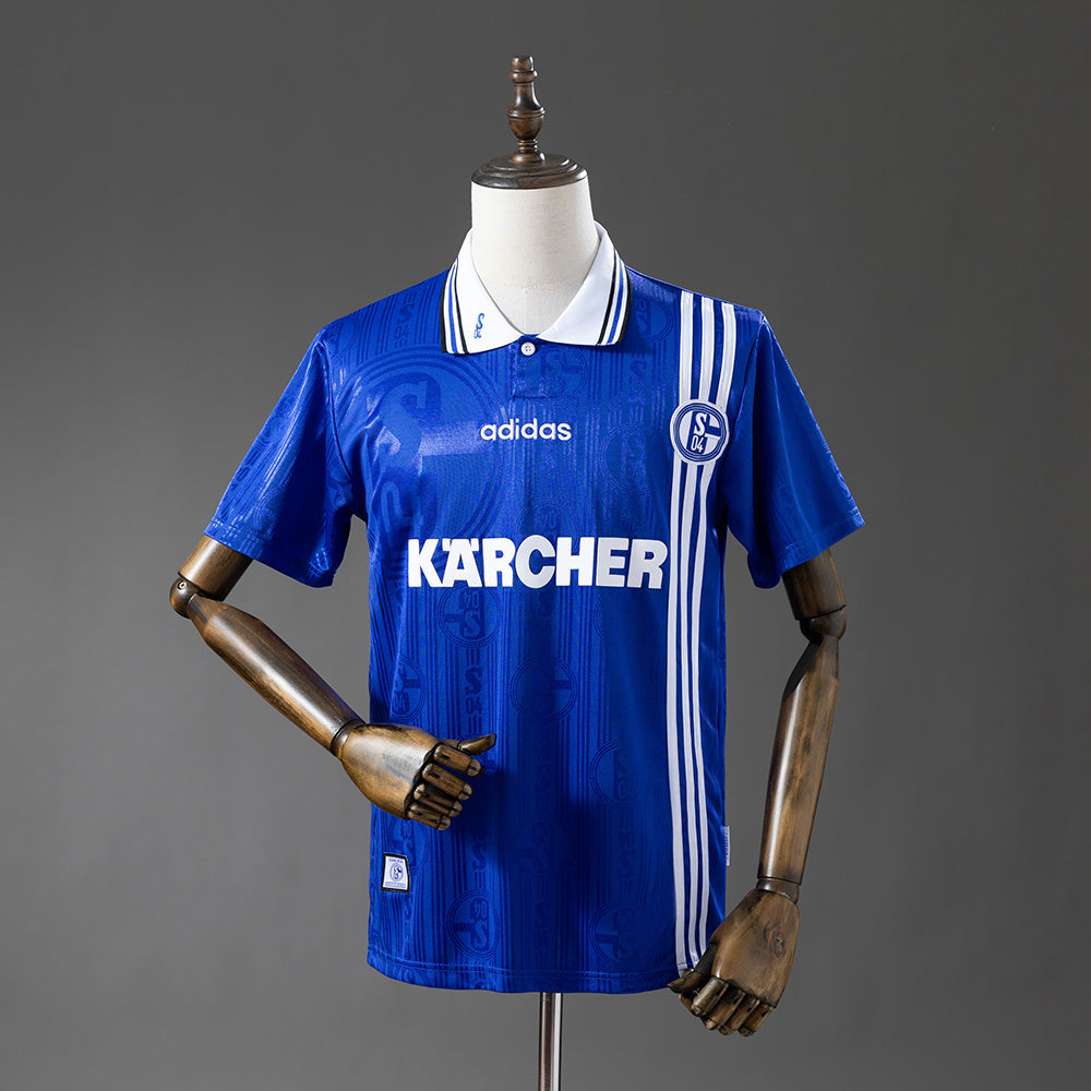 Schalke 04 Principal Retrô Camisa 96/97