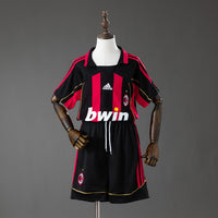 AC Milan Principal Infantil Kit Retrô Camisa 06/07