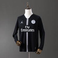 PSG Secundária Terceira Retrô Manga Longa Camisa 18/19