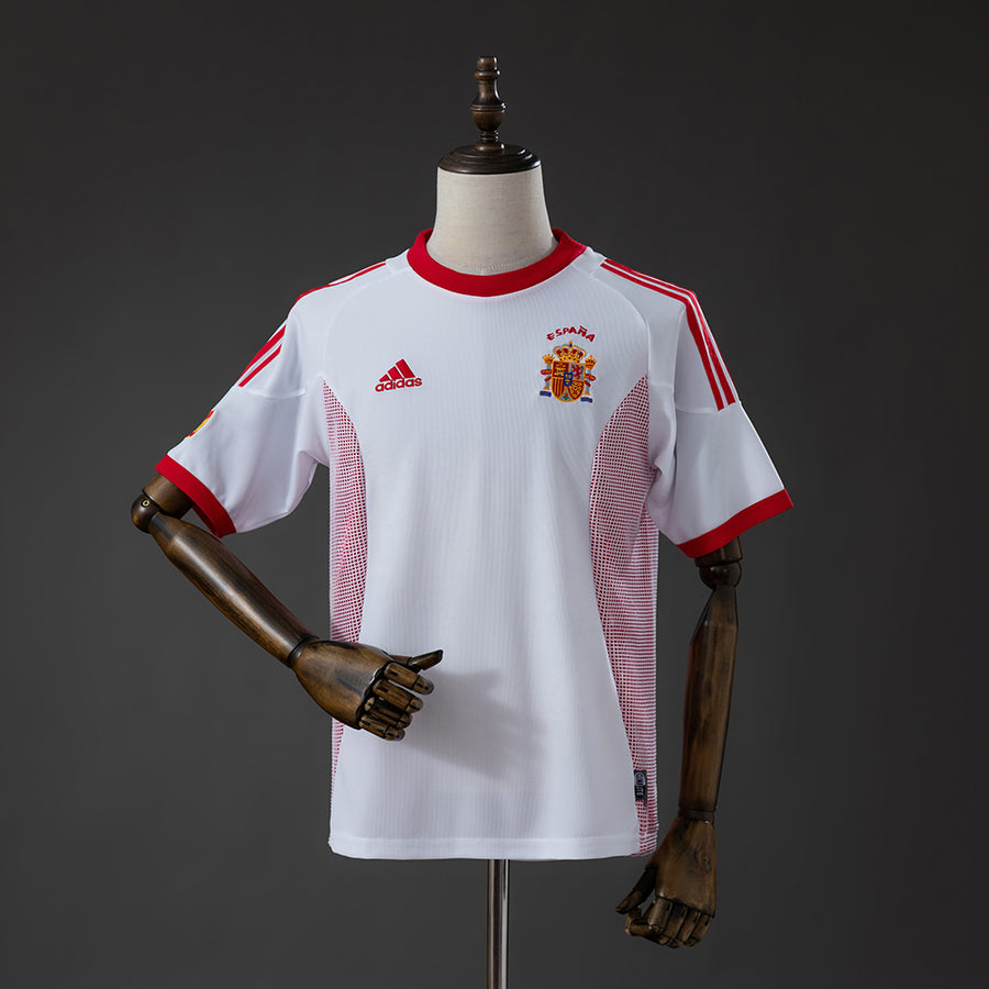 Espanha Secundária Retrô Camisa 2002