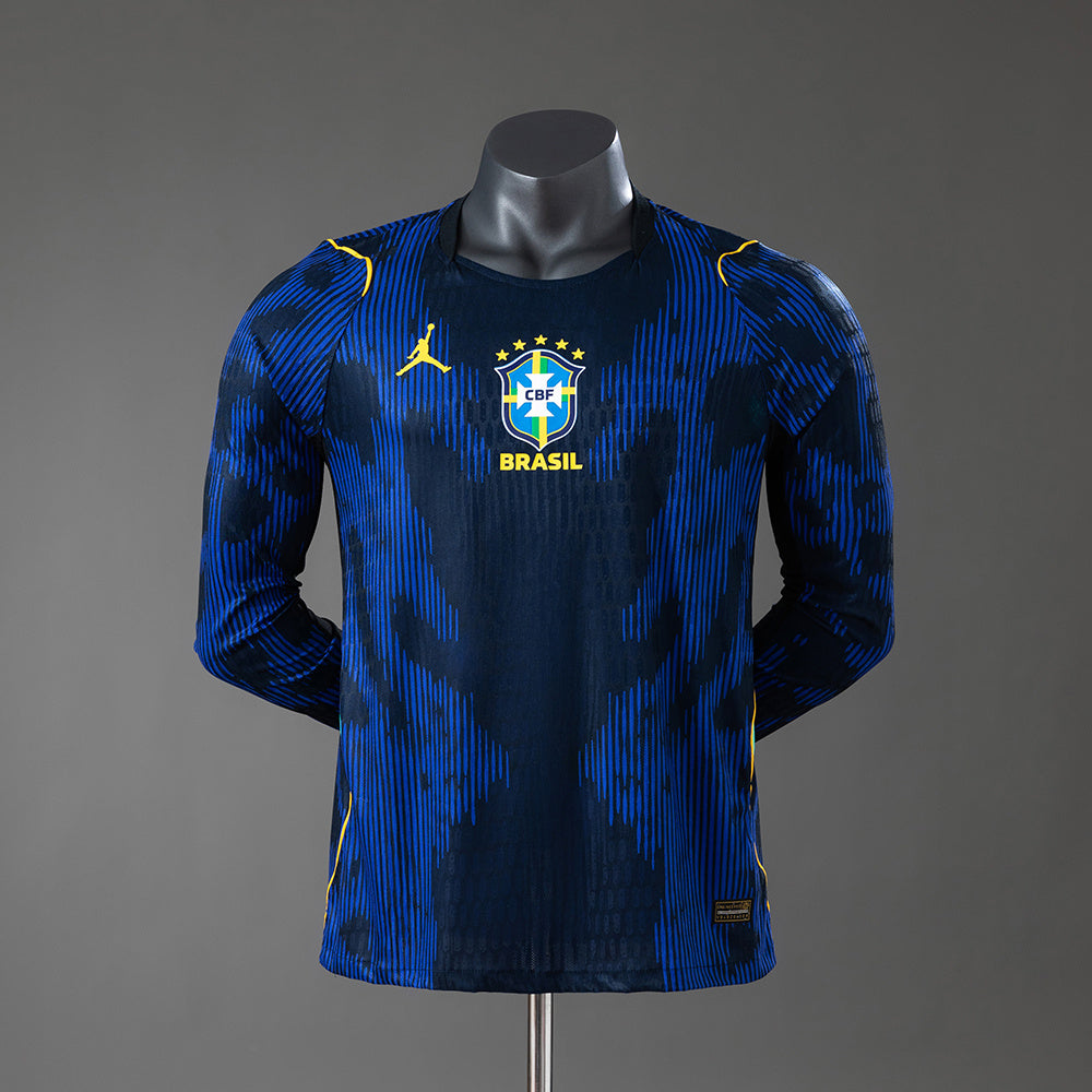 Brasil Principal Secundária Manga Longa Camisa 2026