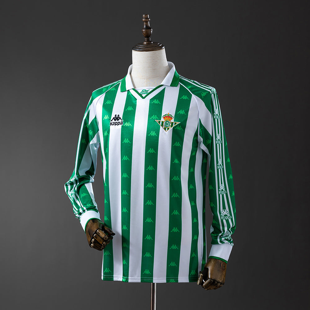 Betis Principal Retrô Manga Longa 1997