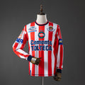 Chivas de Guadalajara Manga Longa Principal Retrô Camisa 02/03