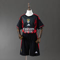 Benfica Preto : Infantil Kit Treino Camisa 25/26