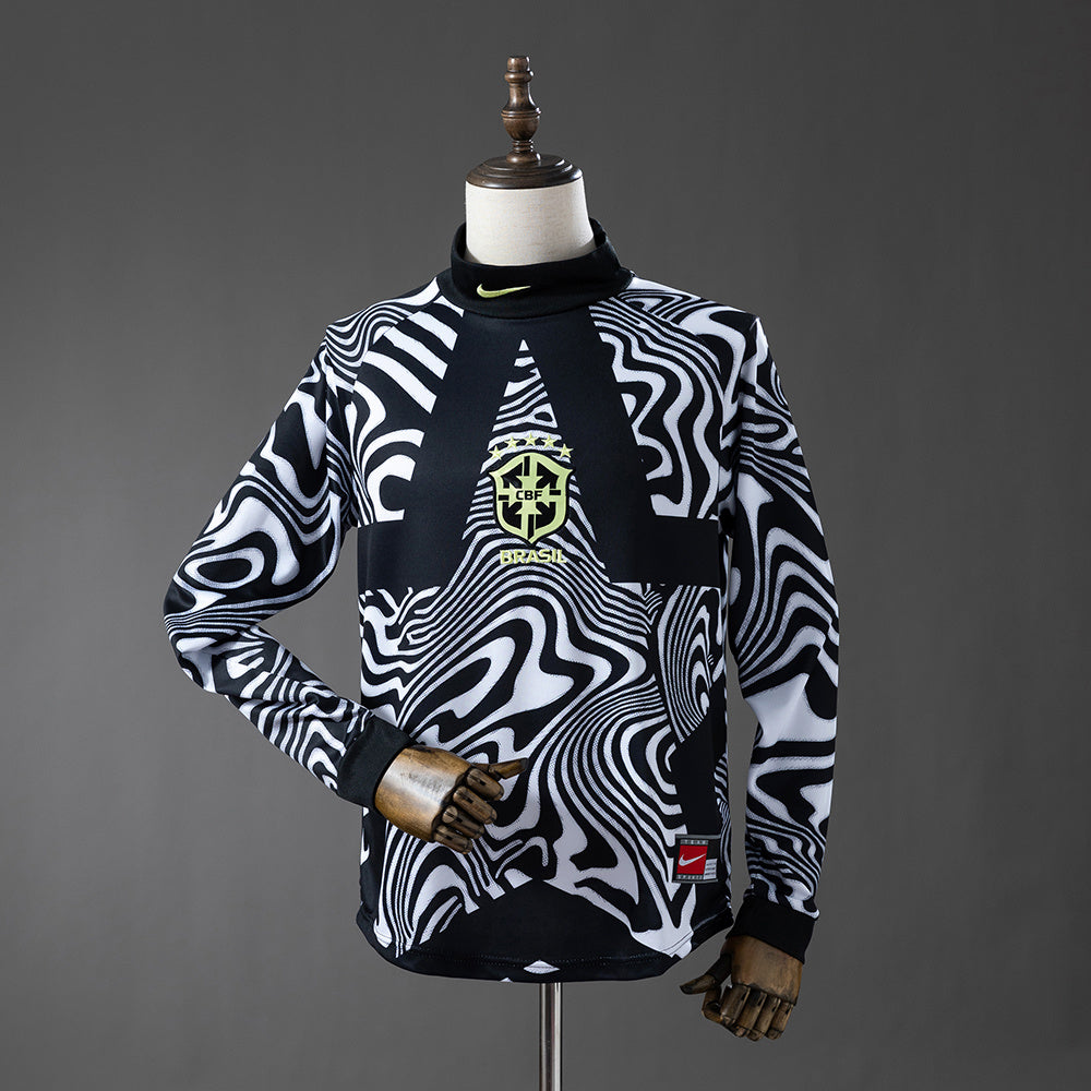 Brasil Manga Longa Goleiro Camisa 2026