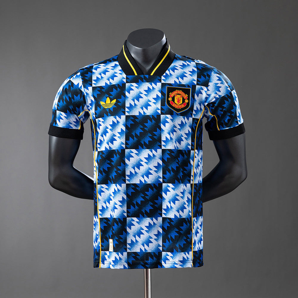 Manchester United Azul Versão Jogador Camisa 25/26