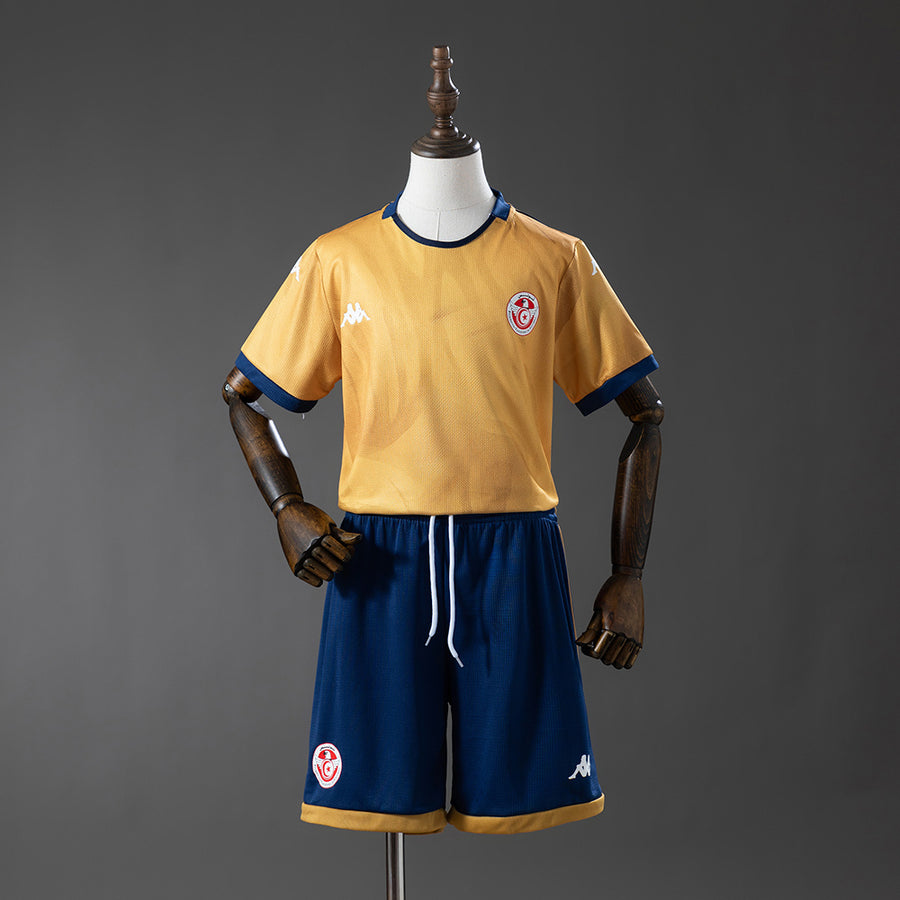 Tunisia Secundária Terceira Infantil Kit Camisa 2028
