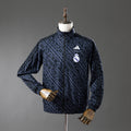Real Madrid Reversible - Vermelho & Heiss Corta Vento Jaqueta