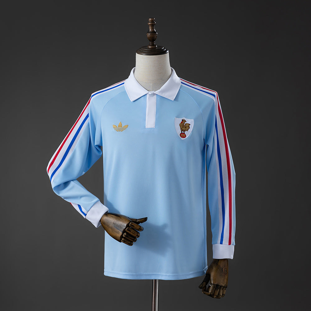 França 120 Years Rugby Manga Longa Camisa 2026