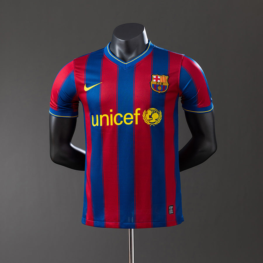 Barcelona Principal Retrô Versão Jogador Camisa 09/10