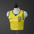 Brasil Crop Tank Top Principal Feminino Camisa 2026