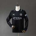 Manchester City Secundária Manga Longa Camisa 25/26