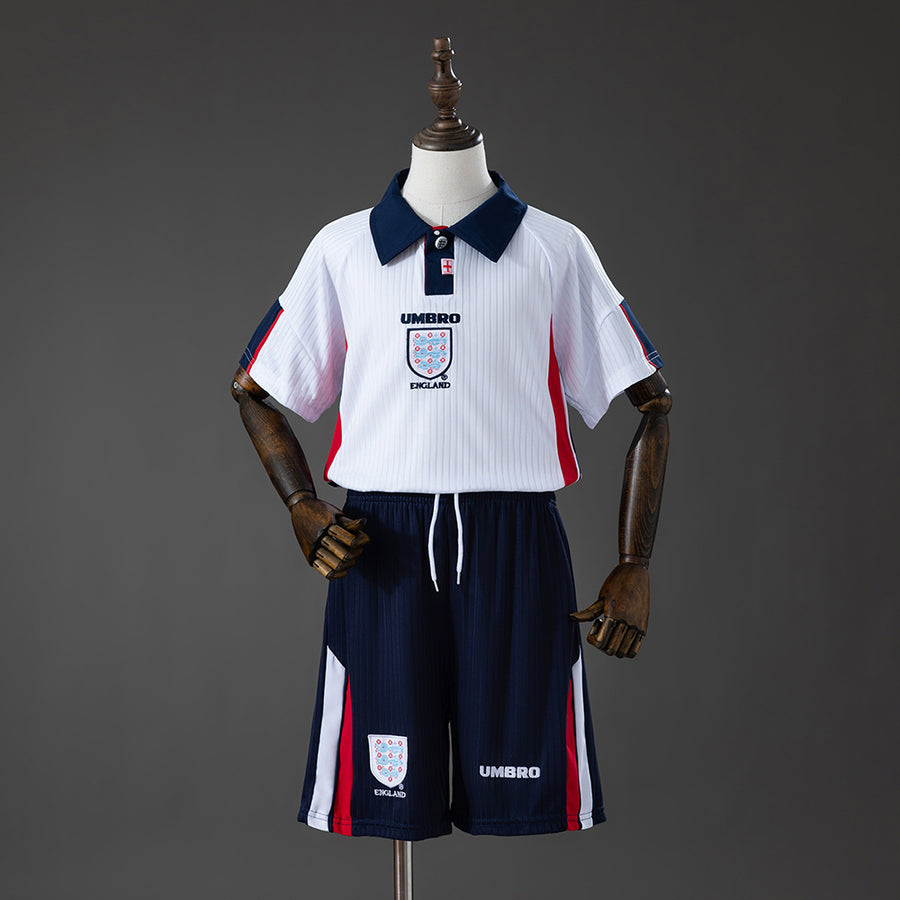 Inglaterra Principal Infantil Kit Retrô Camisa 2028