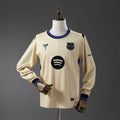 Barcelona Secundária Manga Longa Camisa 25/26