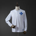 Blackburn Rovers 150th Edição Manga Longa Branco Aniversário Camisa