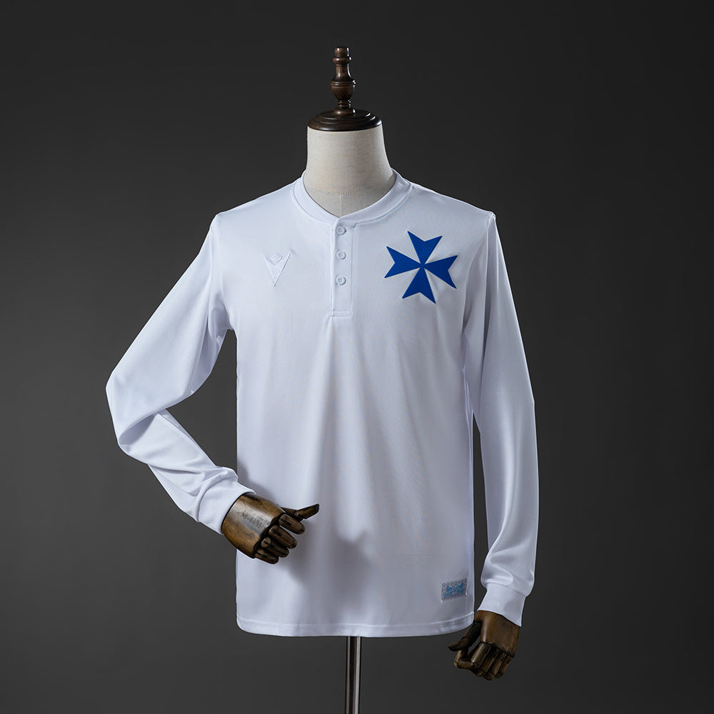 Blackburn Rovers 150th Edição Manga Longa Branco Aniversário Camisa