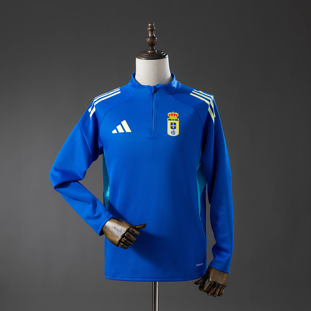 Real Oviedo Top Azul Treino 25/26