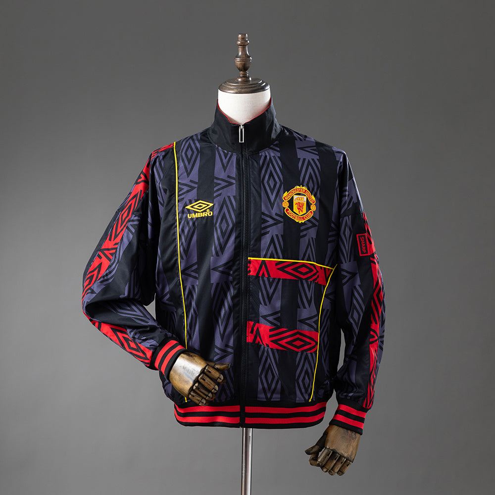 Manchester United - Preto Corta Vento Retrô 1994