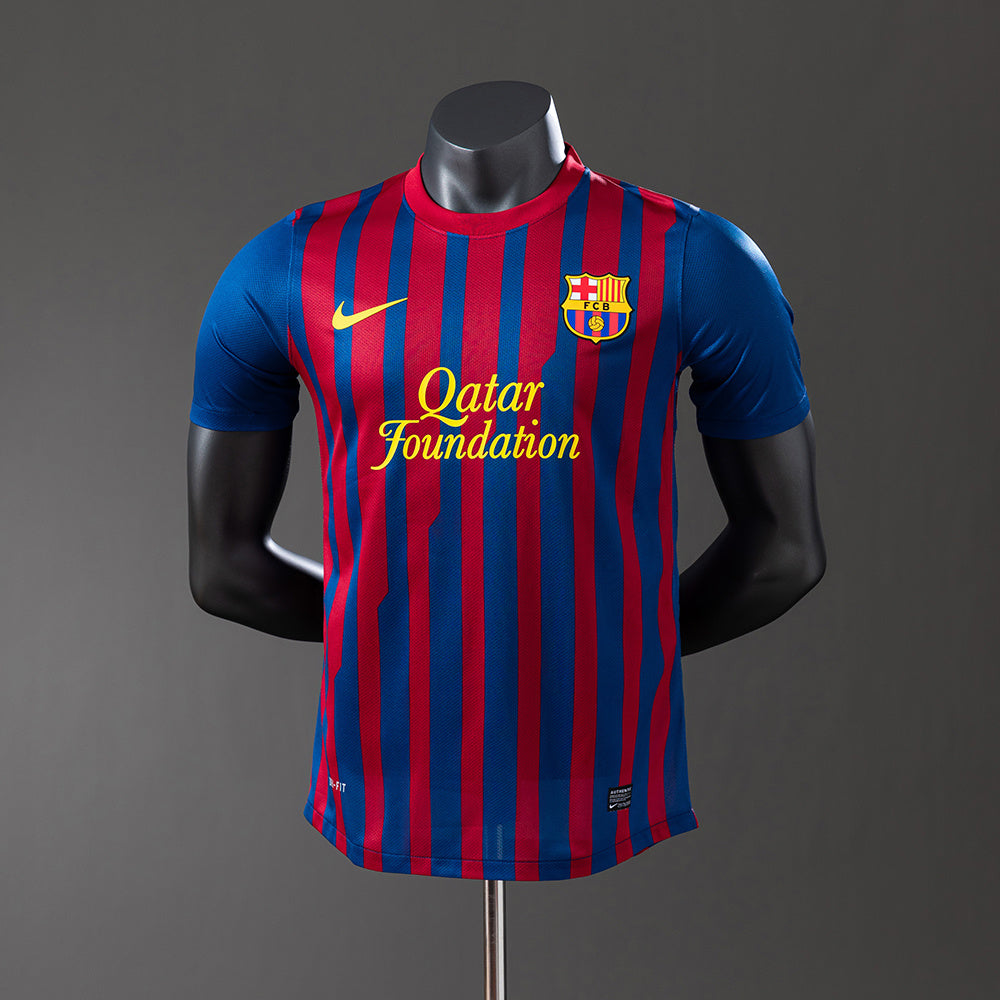 Barcelona Principal Retrô Versão Jogador Camisa 11/12