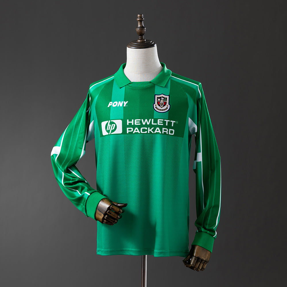 Tottenham Hotspur Goleiro Retrô Manga Longa Camisa 1999