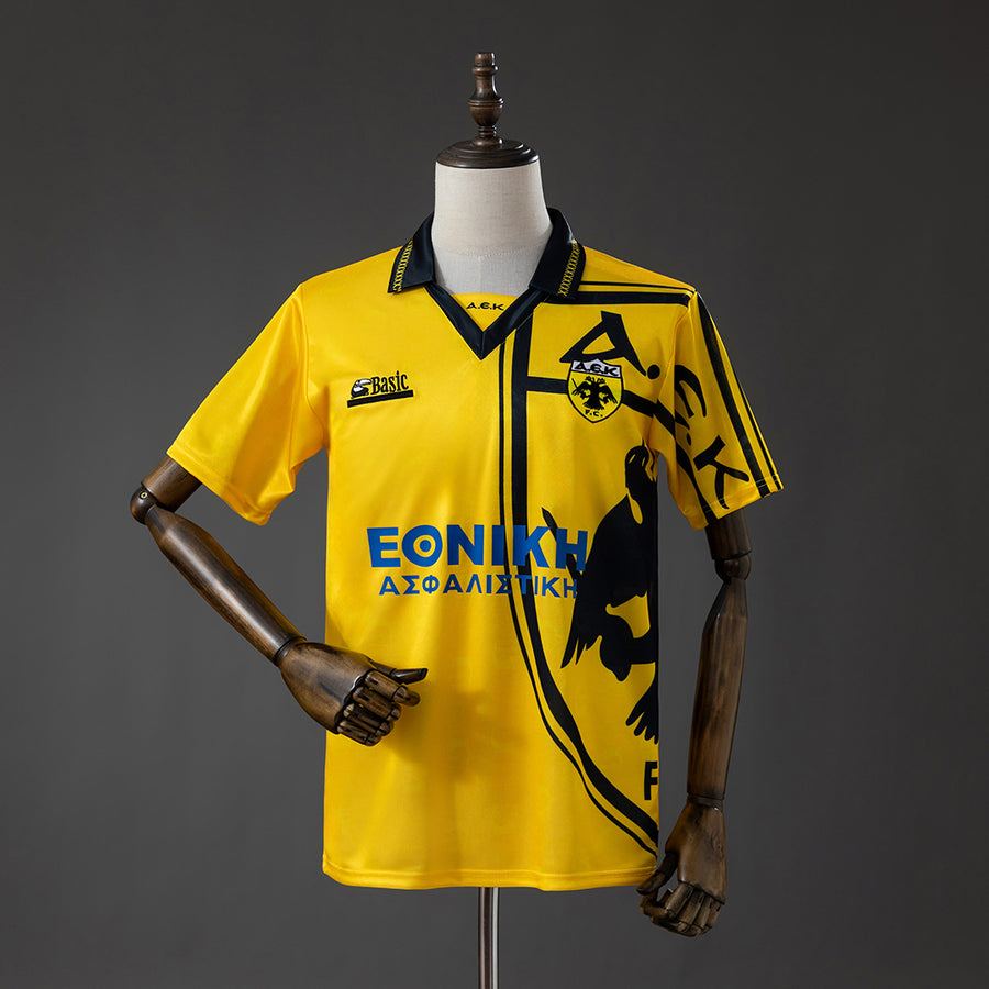 AEK Athens Principal Retrô Camisa 93/94