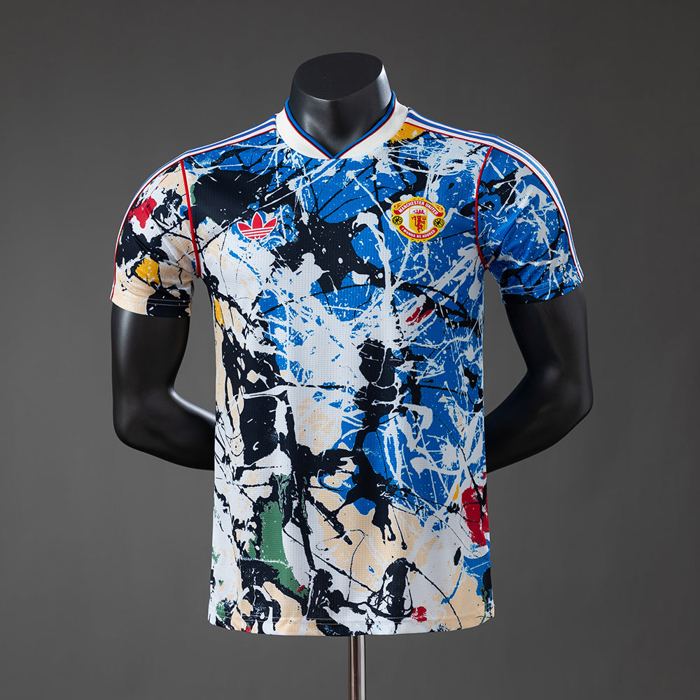 Manchester United Stone Roses Versão Jogador Original Camisa 25/26