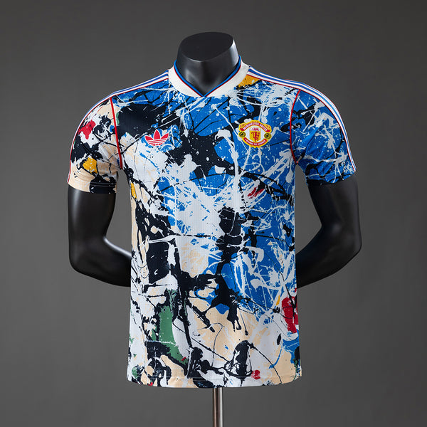 Manchester United Stone Roses Versão Jogador Original Camisa 25/26